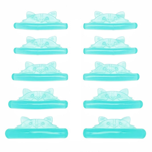 Lash Lift Pads Eyelash Perm Shield C Curl 5 Size Lash Lift Lamination Pad, Rapid 5 Minute Eyelash Lifting Shields Make Eyes Voluminous Flexible C curl Pads Extreme Perm Rod 100 Applications（Green）