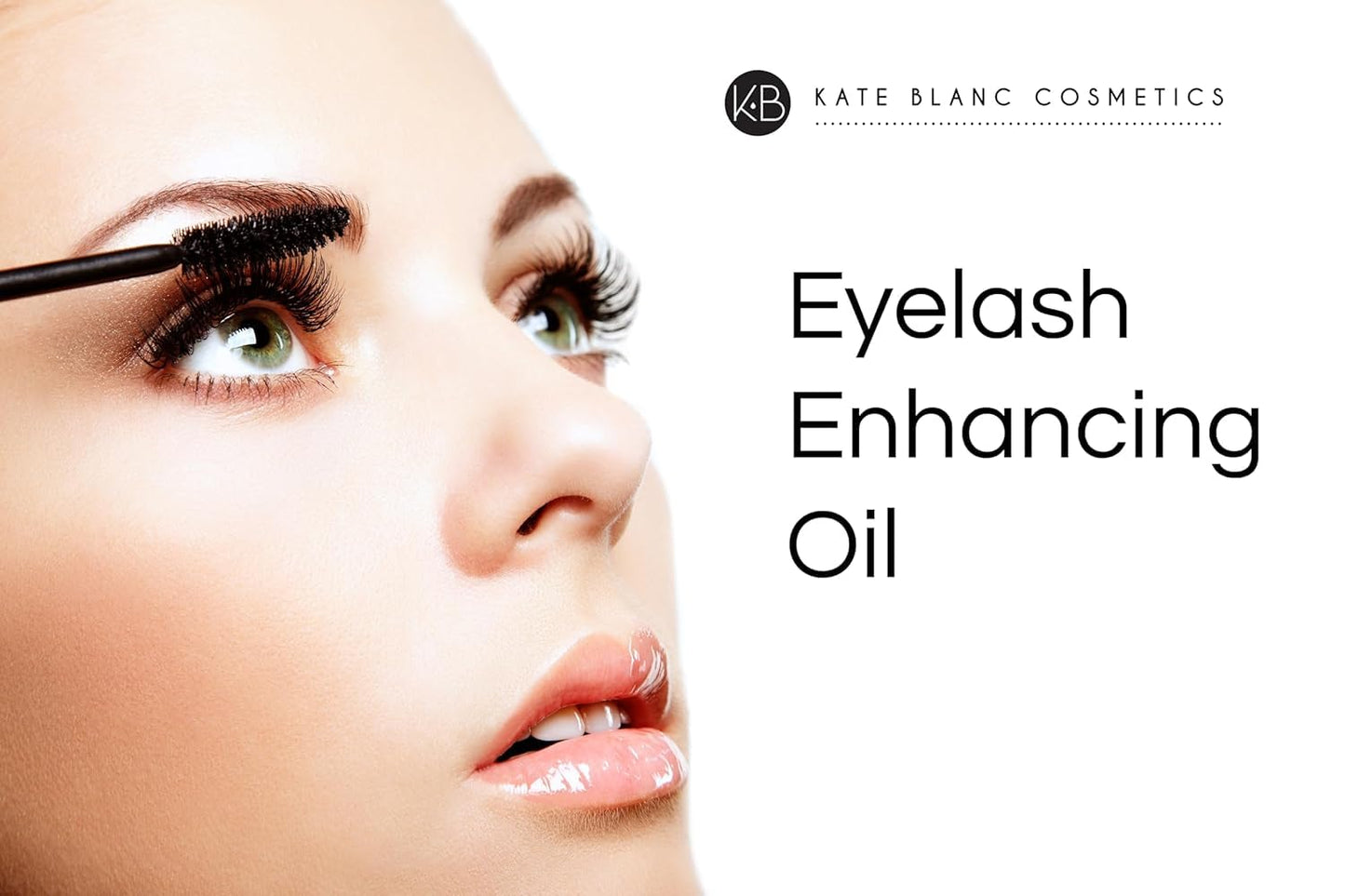 Kate Blanc Cosmetics Castor Oil Organic (16oz), 100% Pure, Cold Pressed, Hexane Free, Glass Bottle. Natural Oil for Hair, Eyelashes, Eyebrows. Skin Moisturizer with Starter Kit