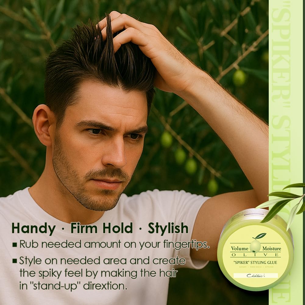 Chihtsai Olive "SPIKER" Styling Glue (2.84oz/85ml)
