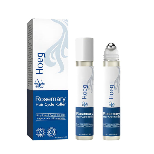 Hair Growth Serum Roll-On with Rosemary, Redensyl, Anagain for Men and Women, Reduce Hair Fall: Works on All Hair,Types 30ml