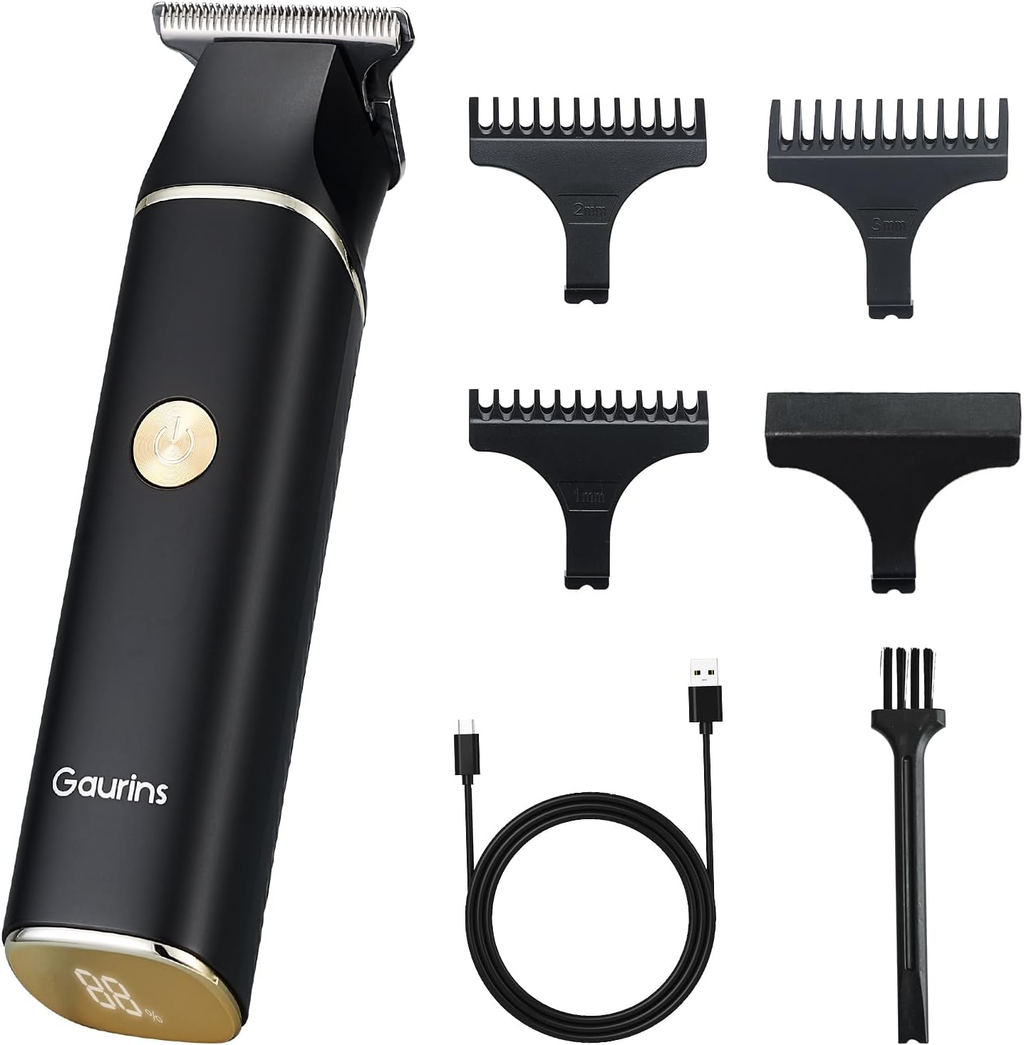 Hair Trimmer for Men, Beard Trimmer for Men Professional, Electric Razor Shavers Zero Gapped T Blade Edgers Liners, Barber Clippers for Hair Cutting Mustache Facial with LCD Display Gifts for Men