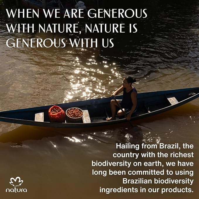 Natura - Ekos Castanha Collection Bio-Beauty Gift Set (4 Products) - Body Lotion, Hand Cream, Foot Cream, Shower Gel - Gift Box - Vegan Skin Care - Brazilian Beauty Secrets - Self Care & Body Care