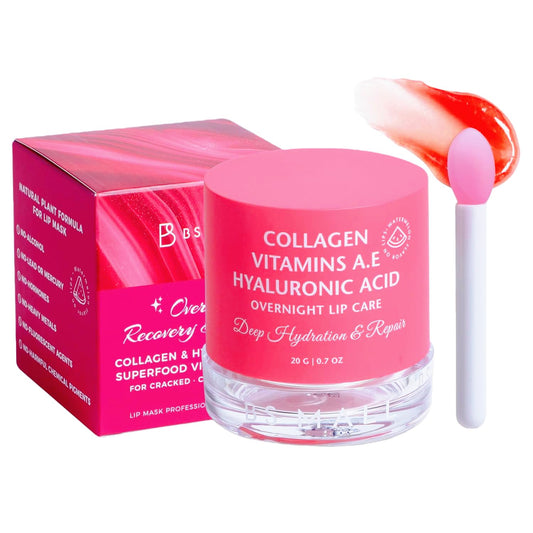 BS-MALL Luxurious Watermelon lip balm butter - hydrating overnight lip mask Care & chapstick for Soft Kissable lips 20g