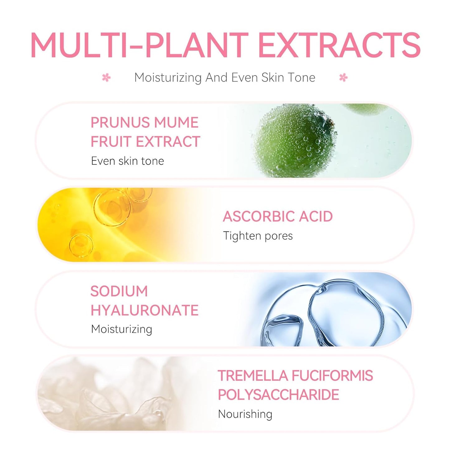 60 Mini Travel Skincare Products, Mini Travel Items Including Face Wash, Serum, Toner, Lotion, Moisturizing Cream, Sakura Mud Mask, Face Skin Care Routine Kit Organic Skin Care Set