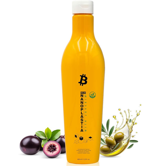 GK HAIR Vegan Nanoplastia Smoothing Hair Treatment – Keratin Brazilian Blowout Deep Conditioning Hair Mask – Anti Frizz Hair Products Hair Mask for Damaged Hair Products for Shiny, Healthy Hair