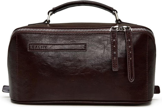 EACHY Travel Makeup Bag,Large Capacity Cosmetic Bags for Women,Waterproof Portable Pouch Open Flat Toiletry Bag Pattern Makeup Bag