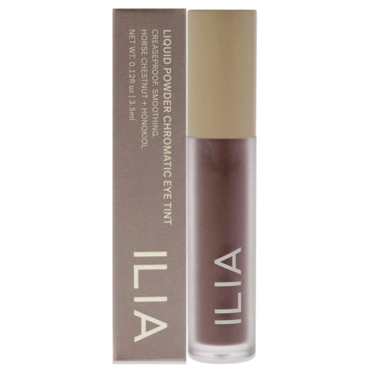 ILIA - Chromatic Liquid Powder Eye Tint | Cream-to-Powder Eyeshadow, Smudge-Resistant, Quick-Dry, Weightless, Water-Based | Non-Toxic, Vegan, Cruelty-Free, Clean Makeup (Dim, 0.12 fl oz | 3.5 ml)