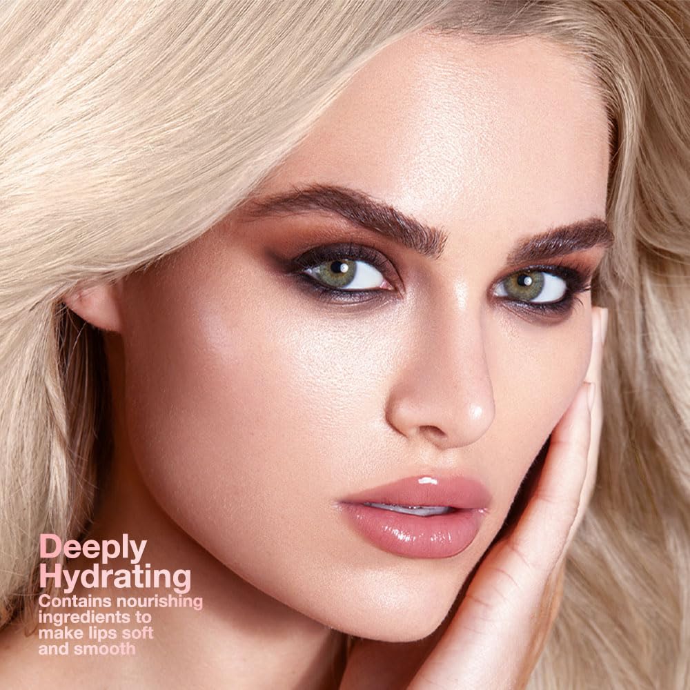 Honey Tinted Lip Stain Lip Balm Lip Gloss Lipstick, Sheer Hydrating Lip Stains Tint, Moisturizing Lip Color for All Skin Tones, Nourishing Lip Balm with a Hint of Natural Black Cherry Tint