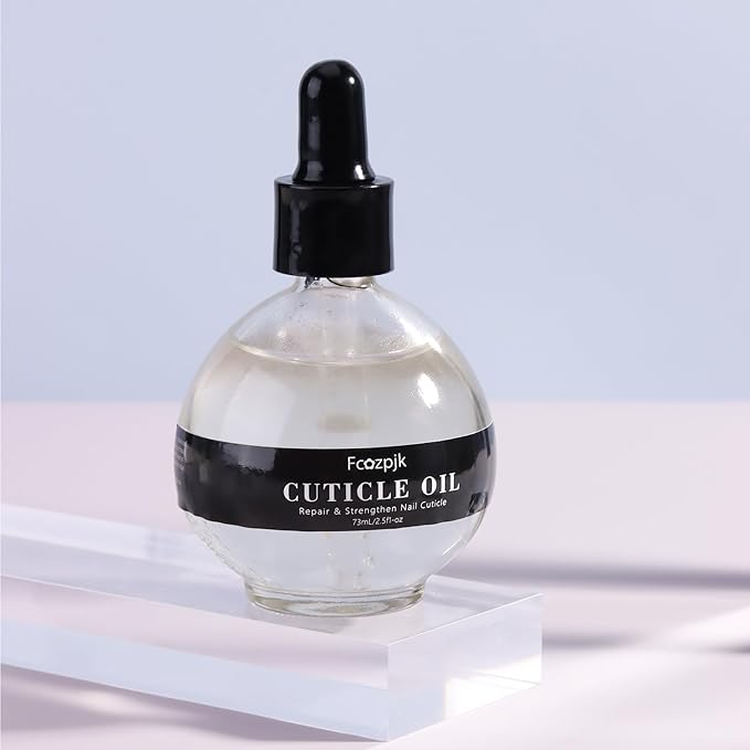 Cuticle Oil, Revitalizing Cuticle Oil for Nails with Vitamin E Green Tea Cuticle Oil Scented Repairs Cuticles Nail Treatment Moisturizing Nail Strengthener 73ml/2.6 Fl Oz
