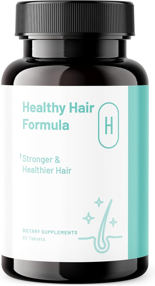 Herman Organic Healthy Hair Supplement Formula for Hair Growth - Essential Ingredients - Vitamin A, Vitamin C, & Folic Acid Eliminates Thinning Hair