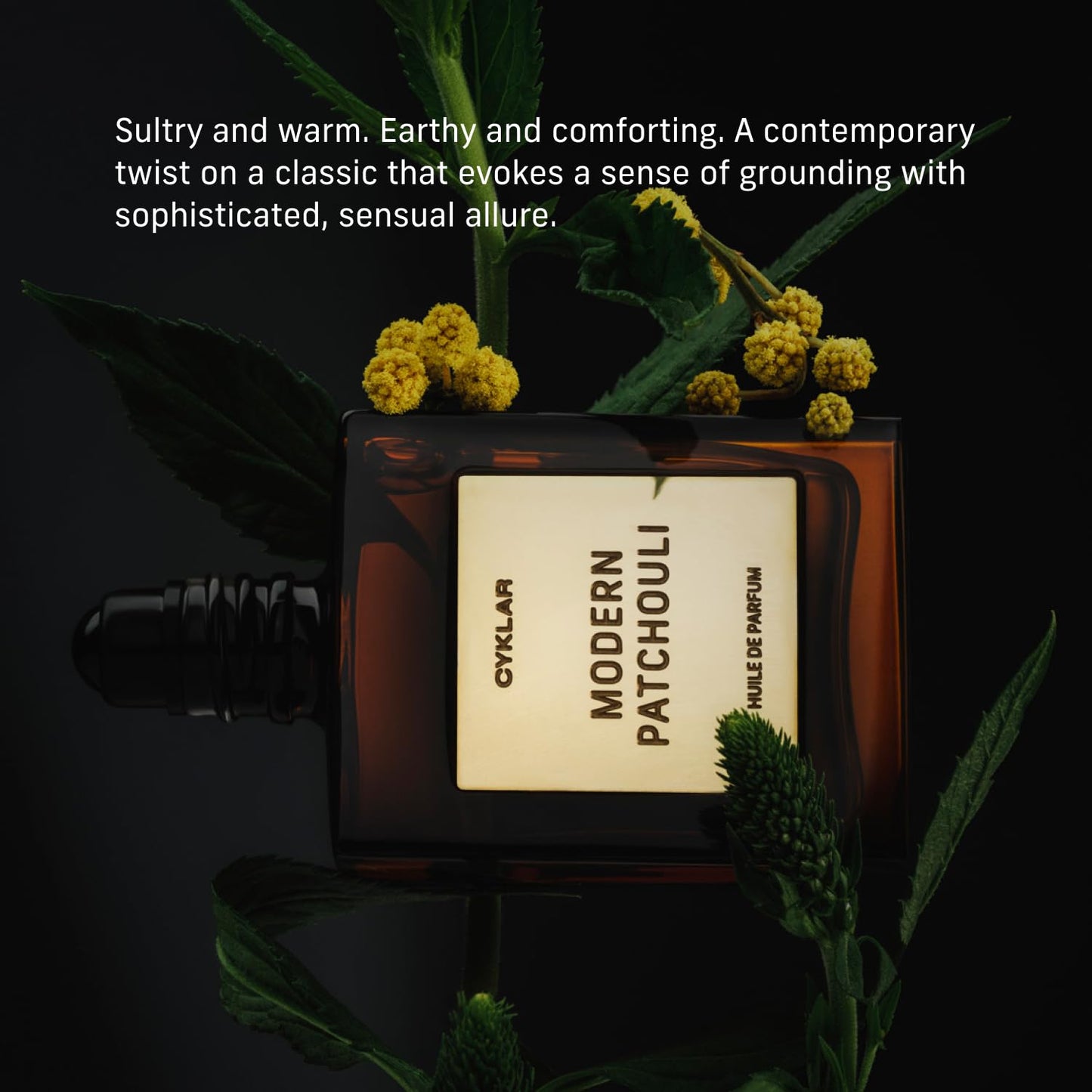 CYKLAR Perfume Oil Roll-On. Travel-Friendly Modern Patchouli Fragrance with Bergamot, Verbena, and Cashmere. Long-Lasting Essential Oil Parfum for Women and Men. 0.5 Fl Oz Scented Rollerball Bottle