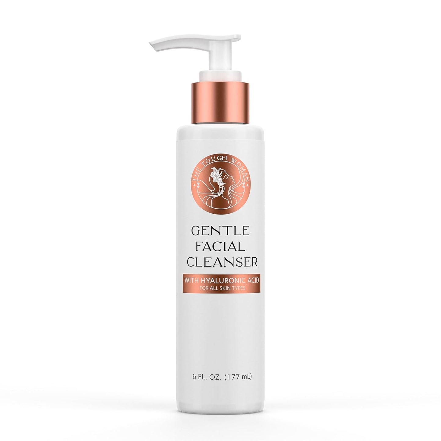 Gentle Face Cleanser with Hyaluronic Acid - Hydrating, Exfoliating & Deep Pore Facial Cleanser Smooths & Softens Skin for All Skin Types - Oily, Dry, Sensitive, Combination & Normal Skin Types