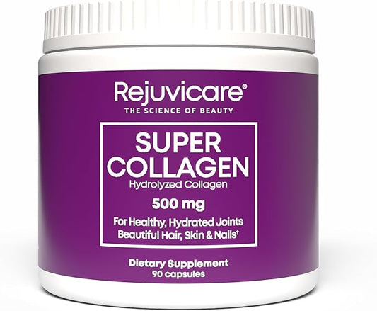 Super Collagen Capsules for Beauty, Healthy Joints, Hair, Skin, & Nails, 90 Servings, Multi, (N8745)
