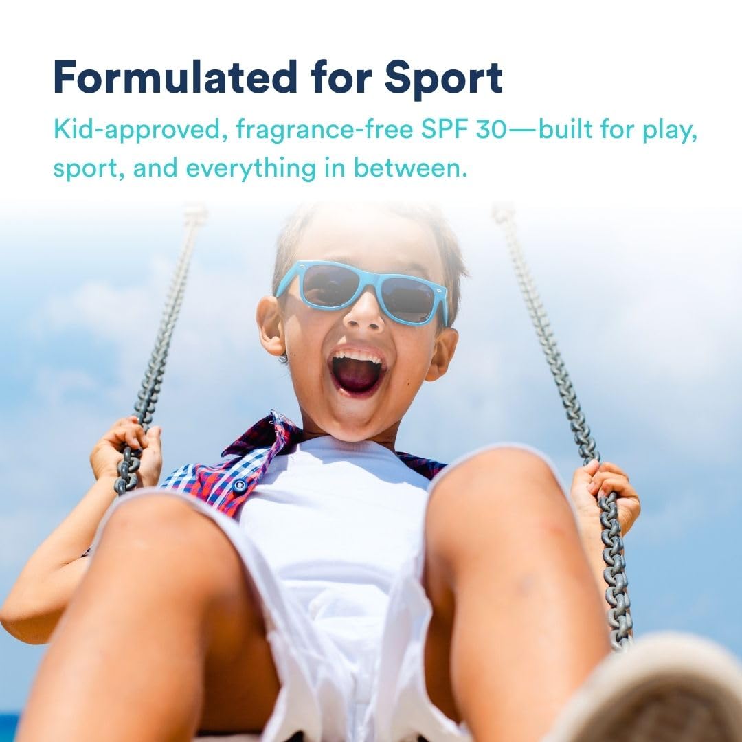 KINeSYS KIDS Fragrance Free Clear Spray Sunscreen, SPF 30, Hypoallergenic, Broad Spectrum UVA/UVB protection for Face & Body 6mths+; PABA and Oxybenzone FREE, 1 fl. Oz (Pack of 2)