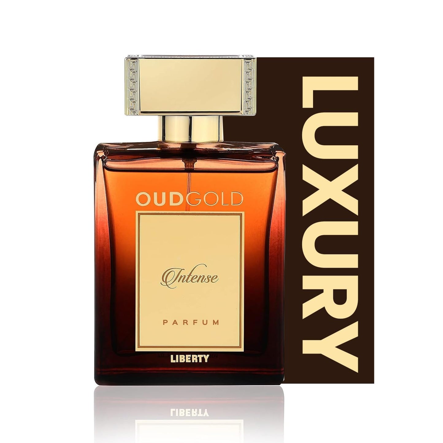 Liberty Luxury OudGold Intense French Parfum for Men – Woody Fragrance for men, Bold and Long Lasting Scent for Confidence and Prestige, Perfume for mens,arabic Parfum,Gift for men, 100ml