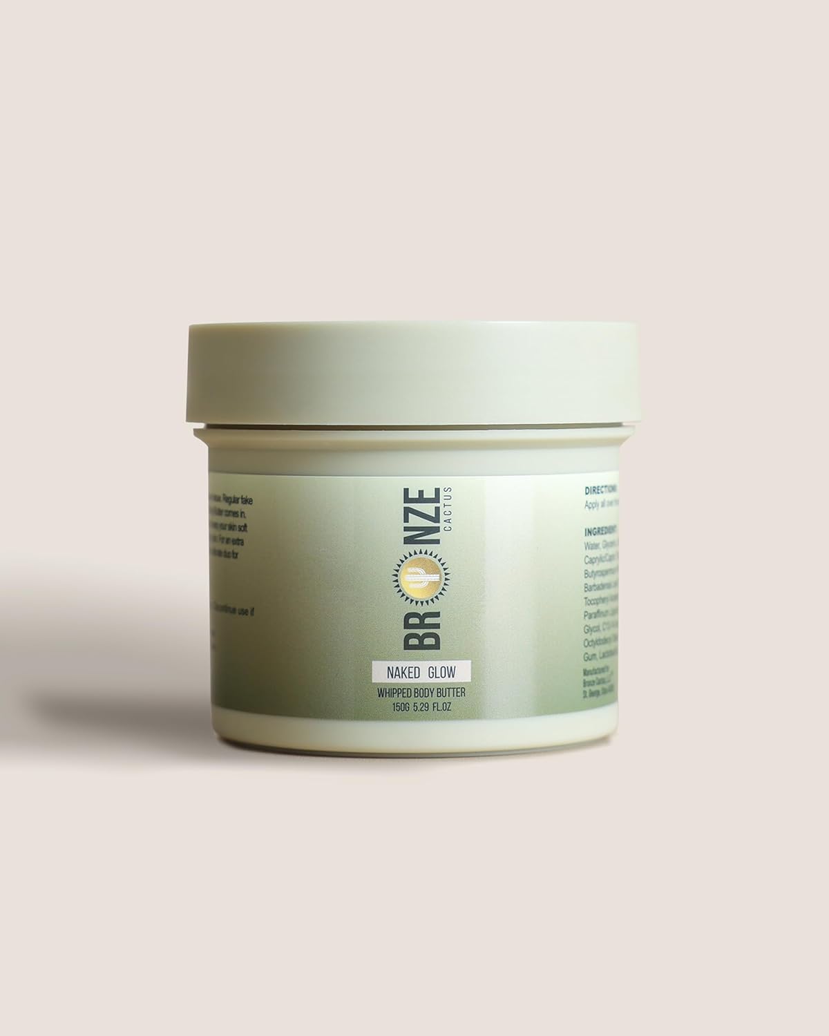 Naked Glow Whipped Body Butter for Dry Skin - Hydrating, Smoothing, Body Butter for Women and Men - Skin Moisturizer for Smooth and Glowing Skin - with Papaya Scent