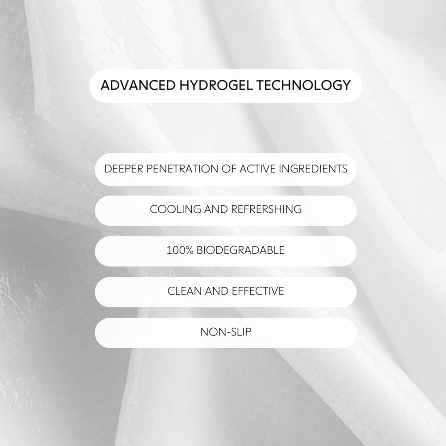 LOOPS Dew Cloud Ultra Hydrating Hydrogel Korean Face Mask for Every Skin Type - Five Ultra Hydrating Collagen Masks to Deeply Moisturize and Restore Your Skin - 5 pc