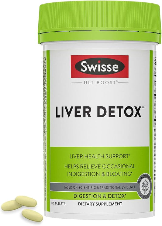 Swisse Milk Thistle Liver Cleanse Detox 180 Liver