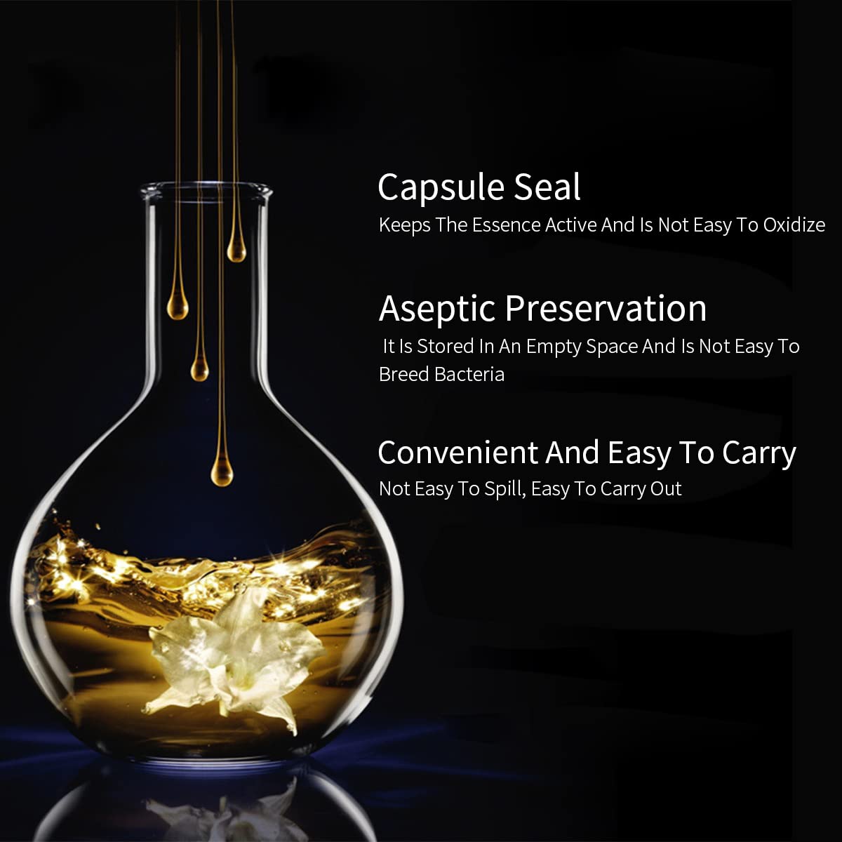 HKH Niacinamide Serum Capsules for Face – Anti Aging, Dark Spot Remover, Hydrating with Hyaluronic Acid & Vitamin E, Reduces Wrinkles and Fine lines, Smoothing and Firming Skin Care,Travel Portable