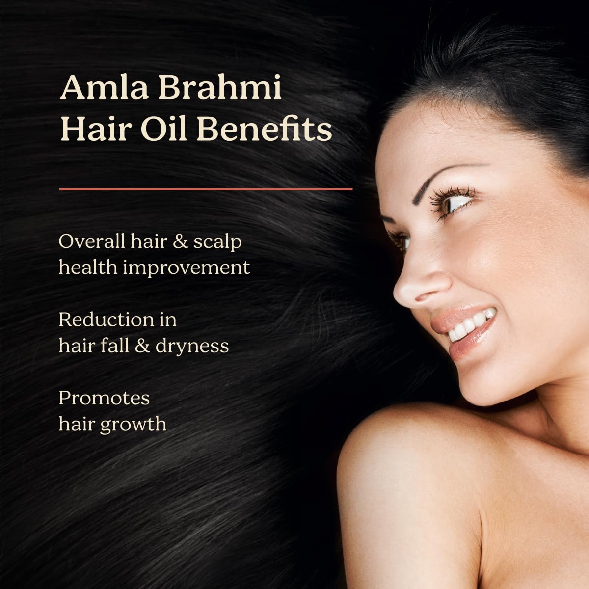 Life & Pursuits Amla Brahmi Oil for Hair and Scalp Nourishment - 3.4 Oz Natural Indian Ayurvedic Blend with Coconut, Castor, Sesame, Triphala, Gotukola for Healthy, Shiny Hair