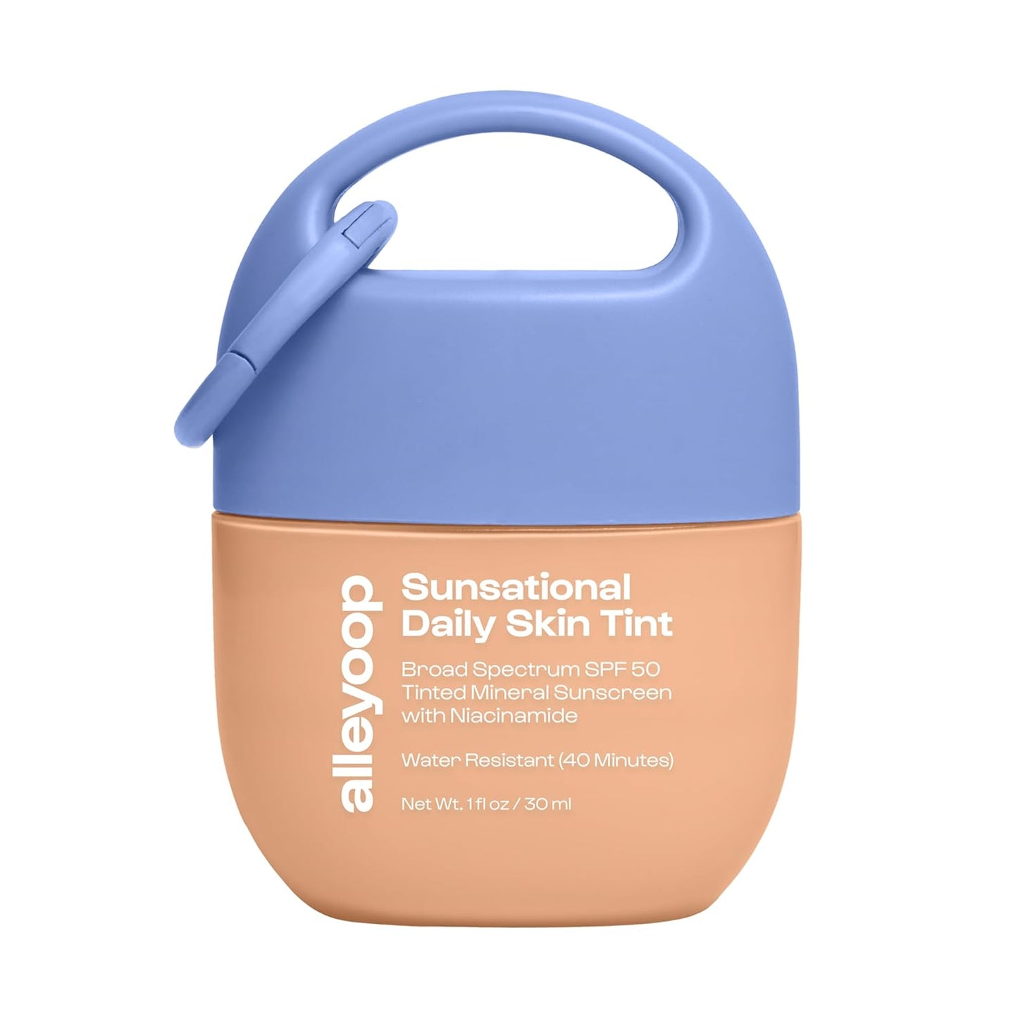 Alleyoop Sunsational Tinted Moisturizer SPF 50 for Face Broad Spectrum – 100% Mineral Face Sunscreen with Jojoba, Hydrating & Soothing Tinted Sunscreen, Vegan & Cruelty-Free (Sunrise)