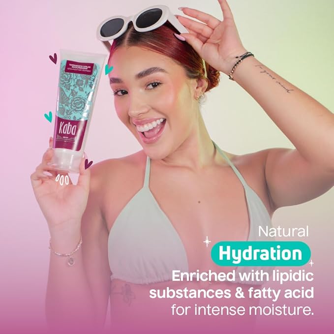 Kaba Hair Treatment Mask for Dry Damaged Hair, Made With Natural Extracts, Promotes Growth, Deep Conditioning, Restores Vitality & Control Frizz, 30 Oz