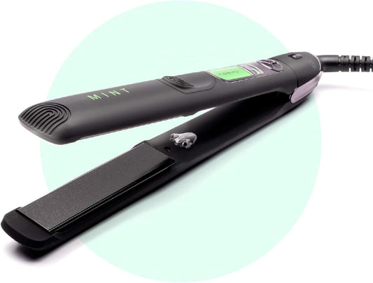 Professional Series Ultra-Smooth Cosmo Flat Iron for Thick Hair by MINT | Powerful Salon-Grade Single-Pass Ceramic Tourmaline Ionic Hair Straightener. Travel-Ready Dual Voltage