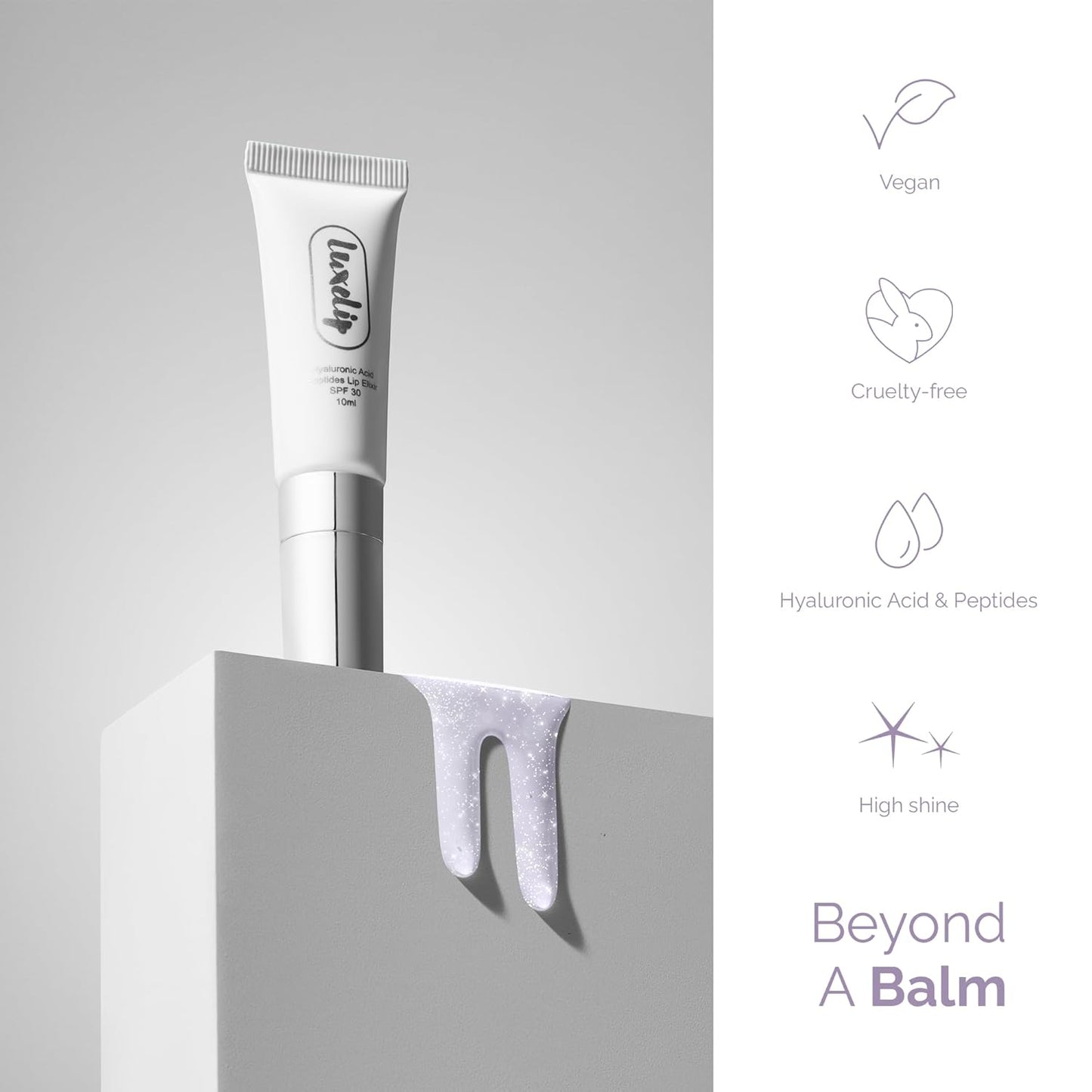 Tinted Lip Balm Elixir – Hydrating Vegan Lip Care with Sheer Color & Moisturizing Glow – Non-Sticky Nourishing Lip Treatment for Soft, Smooth Lips (Pearl Essence 10ml)