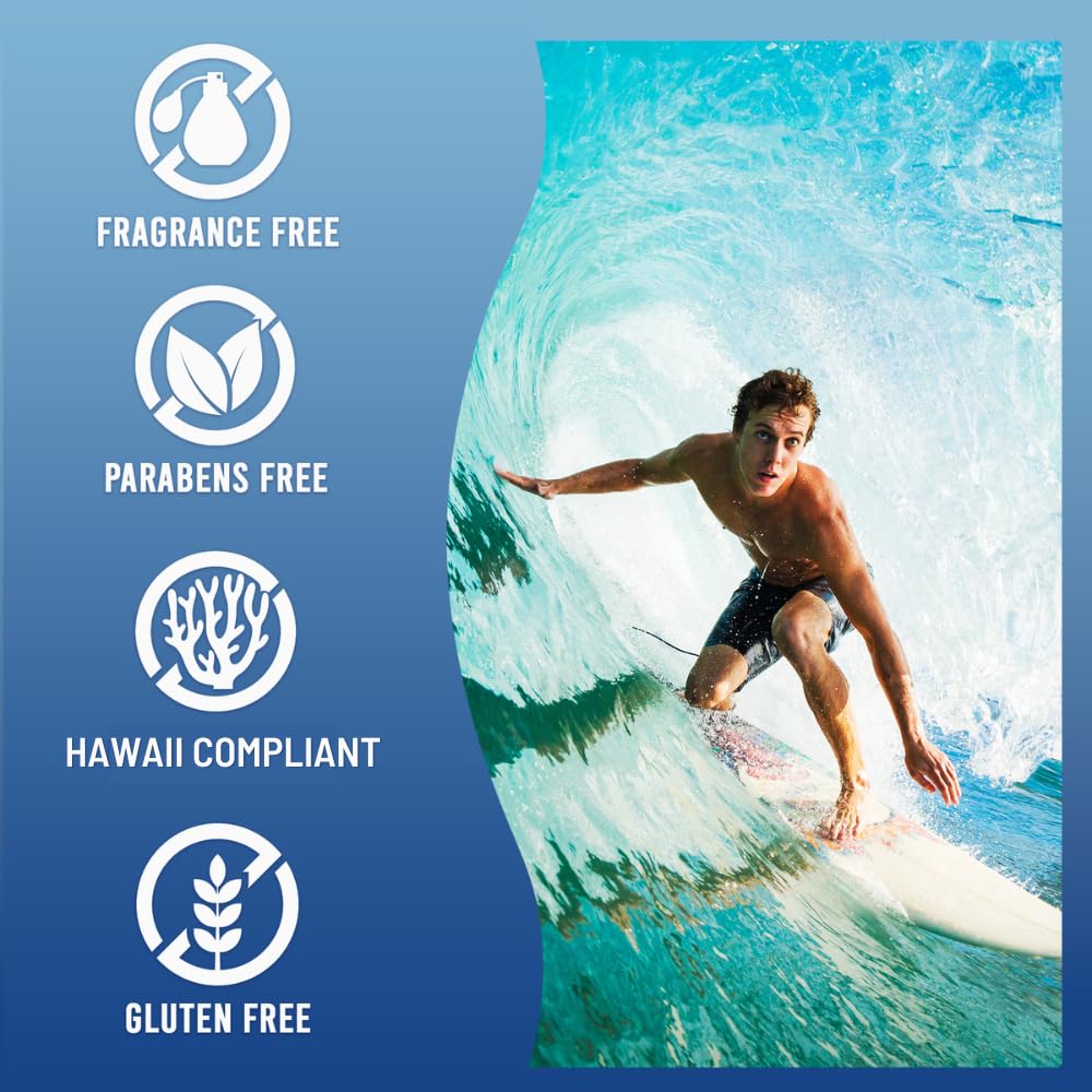 Coral Isles Sunscreen SPF 50 | Hawaii Compliant as Reef Safe | Octinoxate & Oxybenzone Free | Broad Spectrum UVA/UVB Protection | Water Resistant 80 Min. | Fragrance Free | 16 Fl Oz (Pack of 1))