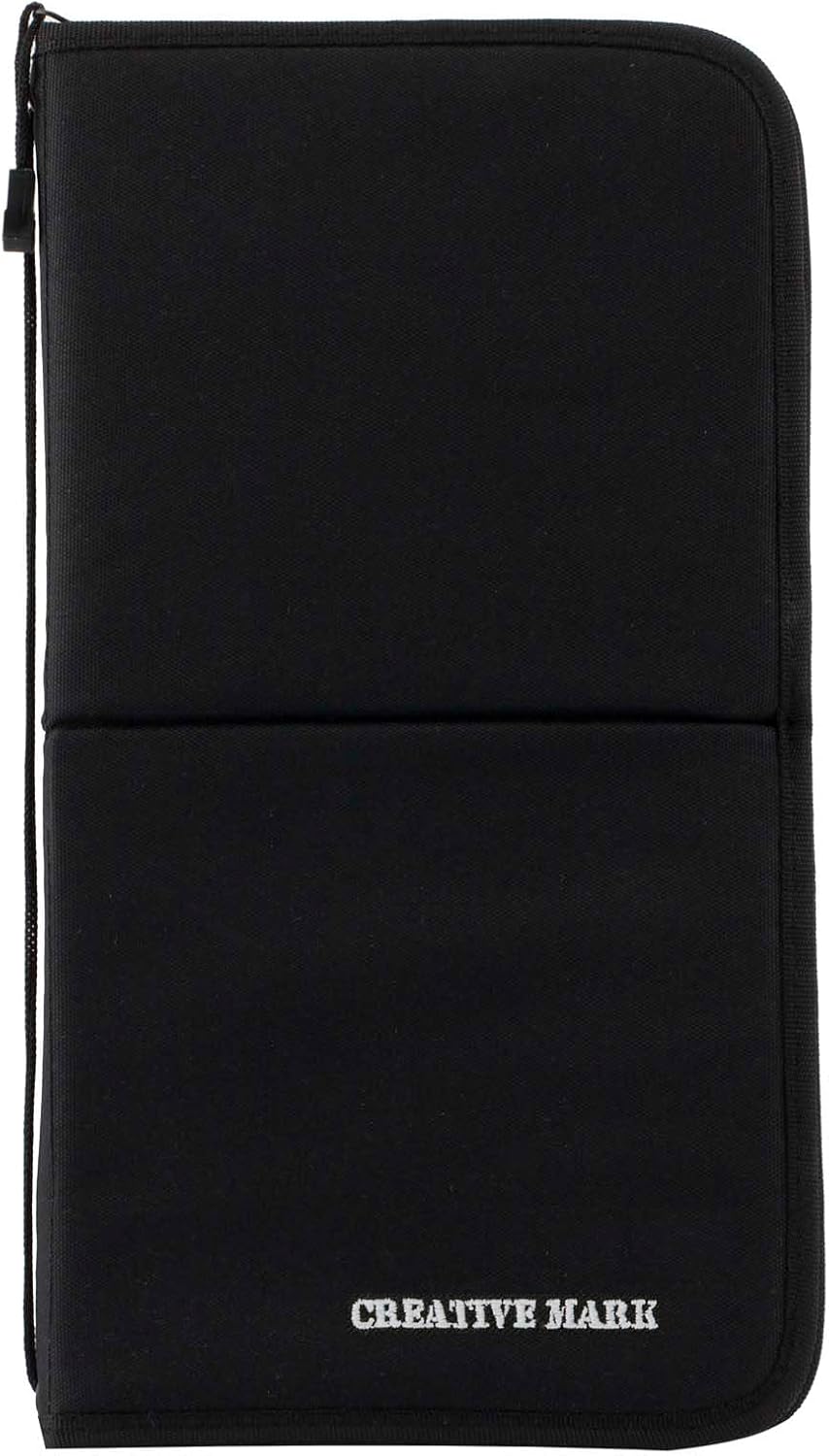 Creative Mark Folding Paint Easel & Travel Case - 13" Long - Compact Brush Holder Organizer for Long Handled Paintbrushes - Durable Paint Brush Bag for Storage - Holds up to 20 Brushes