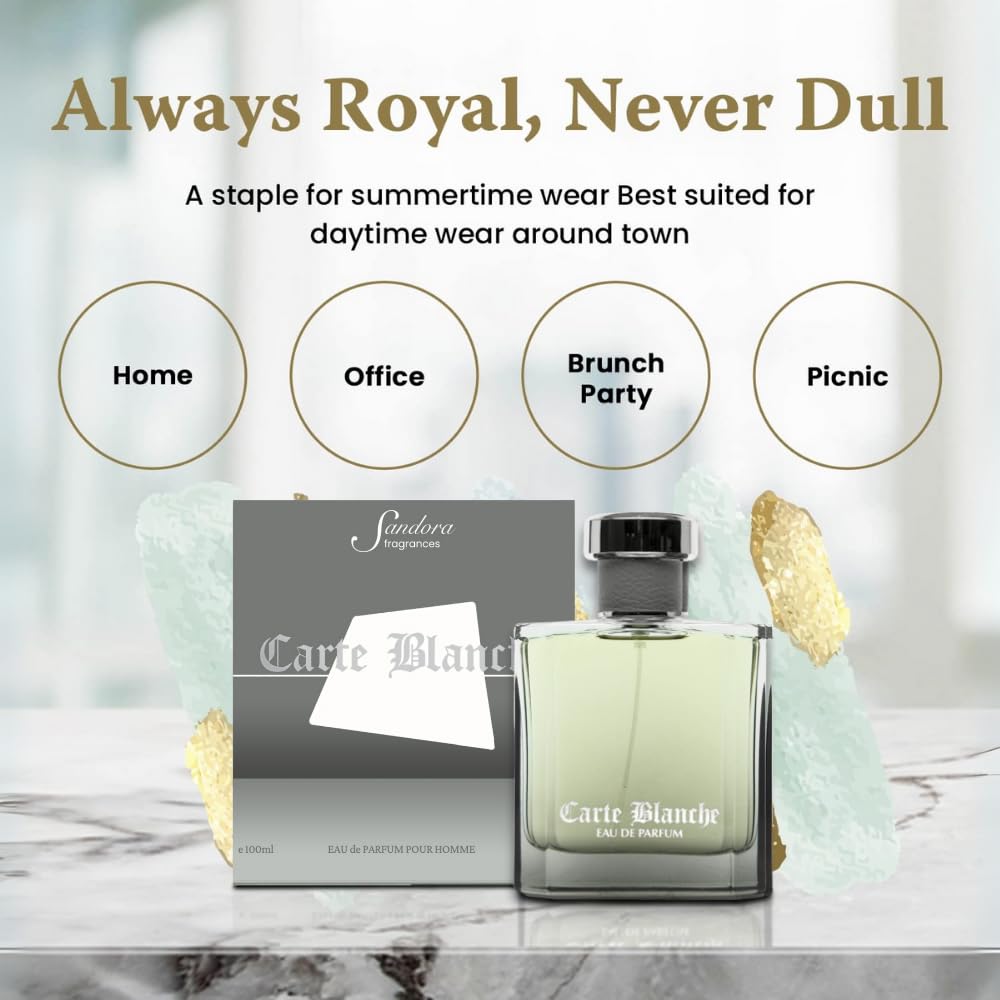 Perfume for Men – INSPIRED by A WORLD RENOWNED MEN’S PERFUME – Tangerine, Orange, Cassia, Sandalwood – Fresh, Aquatic, Confident, Long-Lasting Eau De Parfum 100ml (Sandalwood)