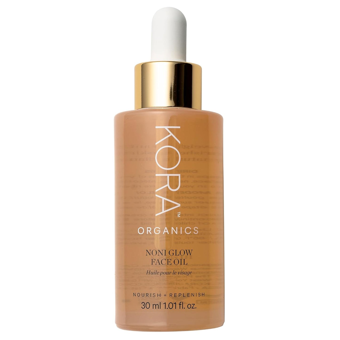 KORA Organics Noni Glow Hydrating Face Oil with Rosehip, Gua Sha Oil, Certified Organic, Cruelty Free, 1.01 fl oz - Beauty Products for Women