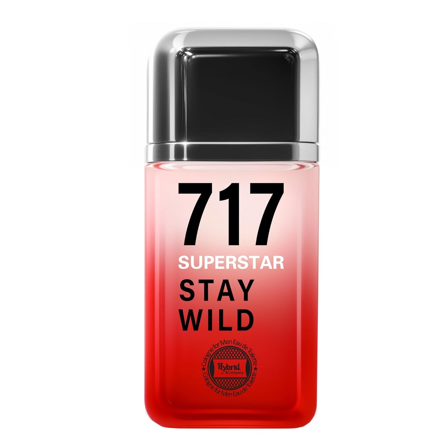 Hybrid & Company 717 Super Star Stay Wild For Men Eau De Toilette Vaporisateur Natural Spray 3.4 Fl Oz