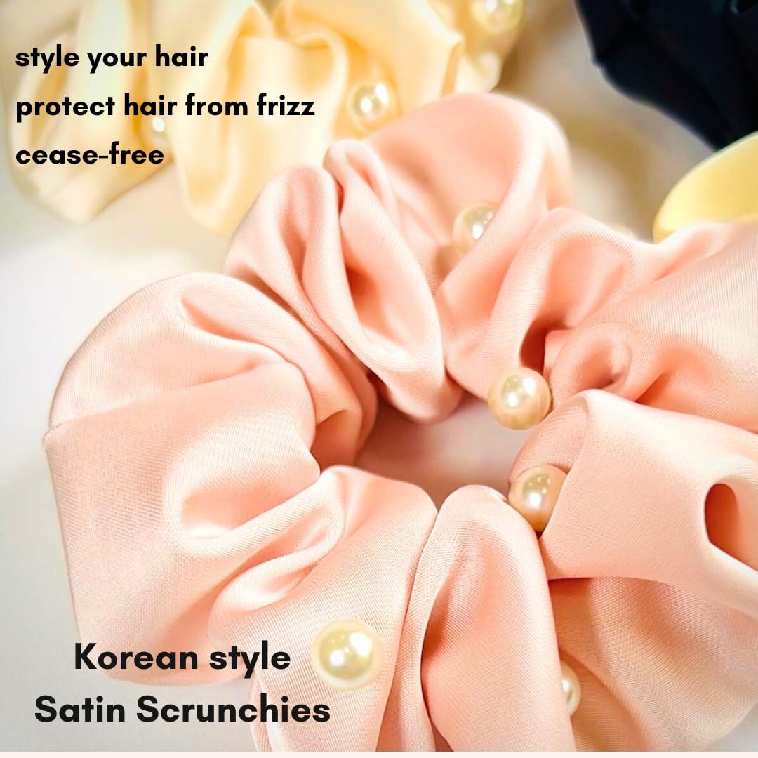 VIVEDGE| Carbon Comb Set for Hair Styling| Anti Static Frizz-free Detangling Wide Tooth Parting Combs with Premium Hair Acccessories | Gift set for loved ones(Pink-Light Yellow)