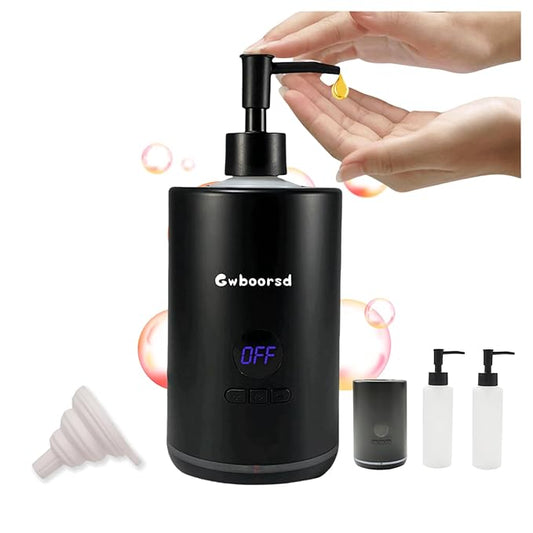 oil warmer for massage,massage Oil Warmer for Massage, lotion Oil Warmer for Spa, Salon and Barber Shops,with 2 Oil Bottle Dispenser,with 1 White funnel,Temperature control,Atmosphere lights,Black