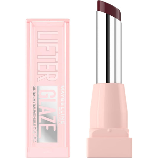 Maybelline Lifter Glaze Oil Balm with Hyaluronic Acid and Hydrating Oil Blend, Lip Balm with 24HRs of Smooth, Moisturizing Shine, Espresso Kiss (Sheer Deep Brown Nude)