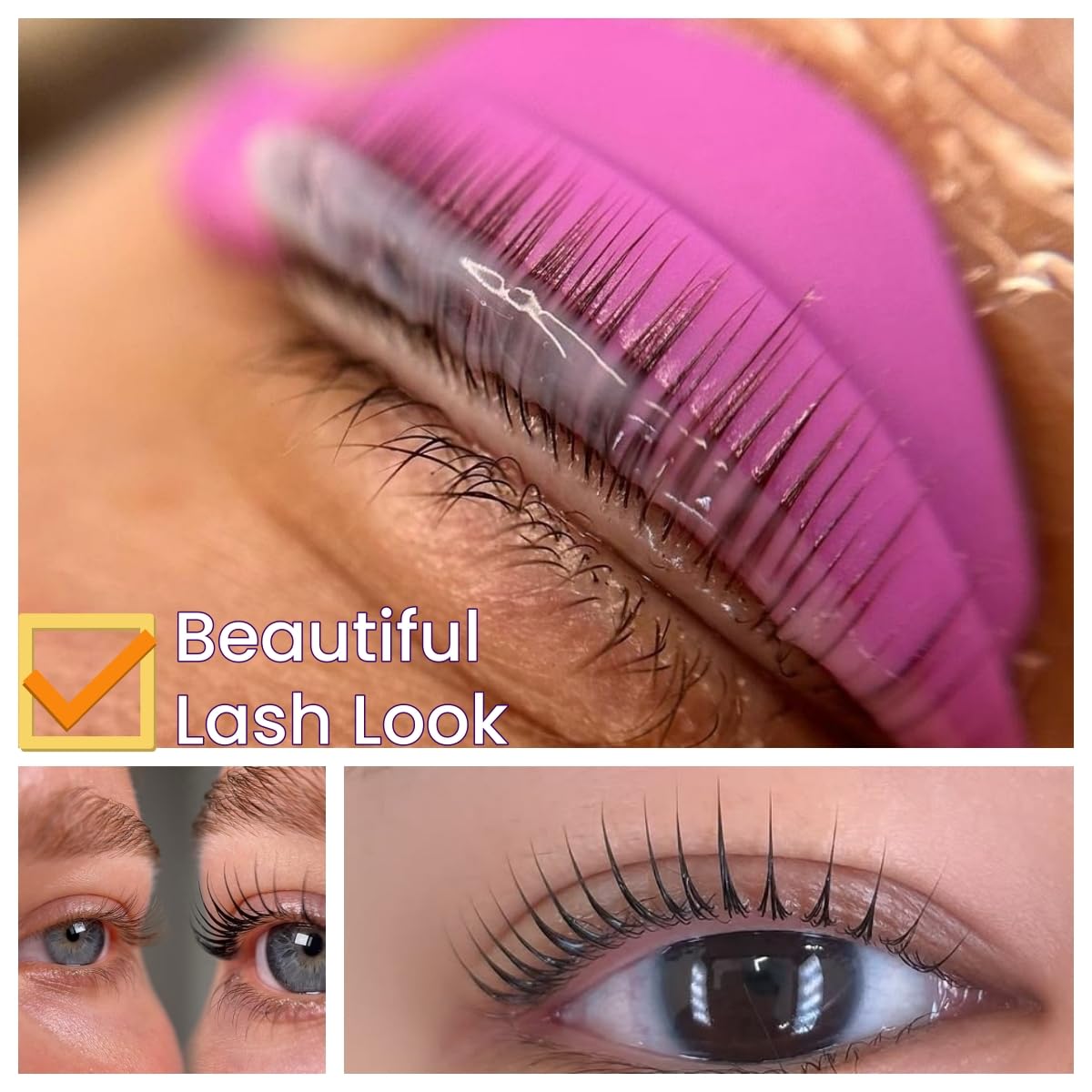 Lash Lift Pad Shield Katya Vinog DIY Eyelash Perming Pads Mega L Curl Perm Rod Roller No Glue Needed On Eyelid Silicone Guard Lifting Eyelashes Up, Lami Lamination Roller Perm Rods Ultra Soft & Light