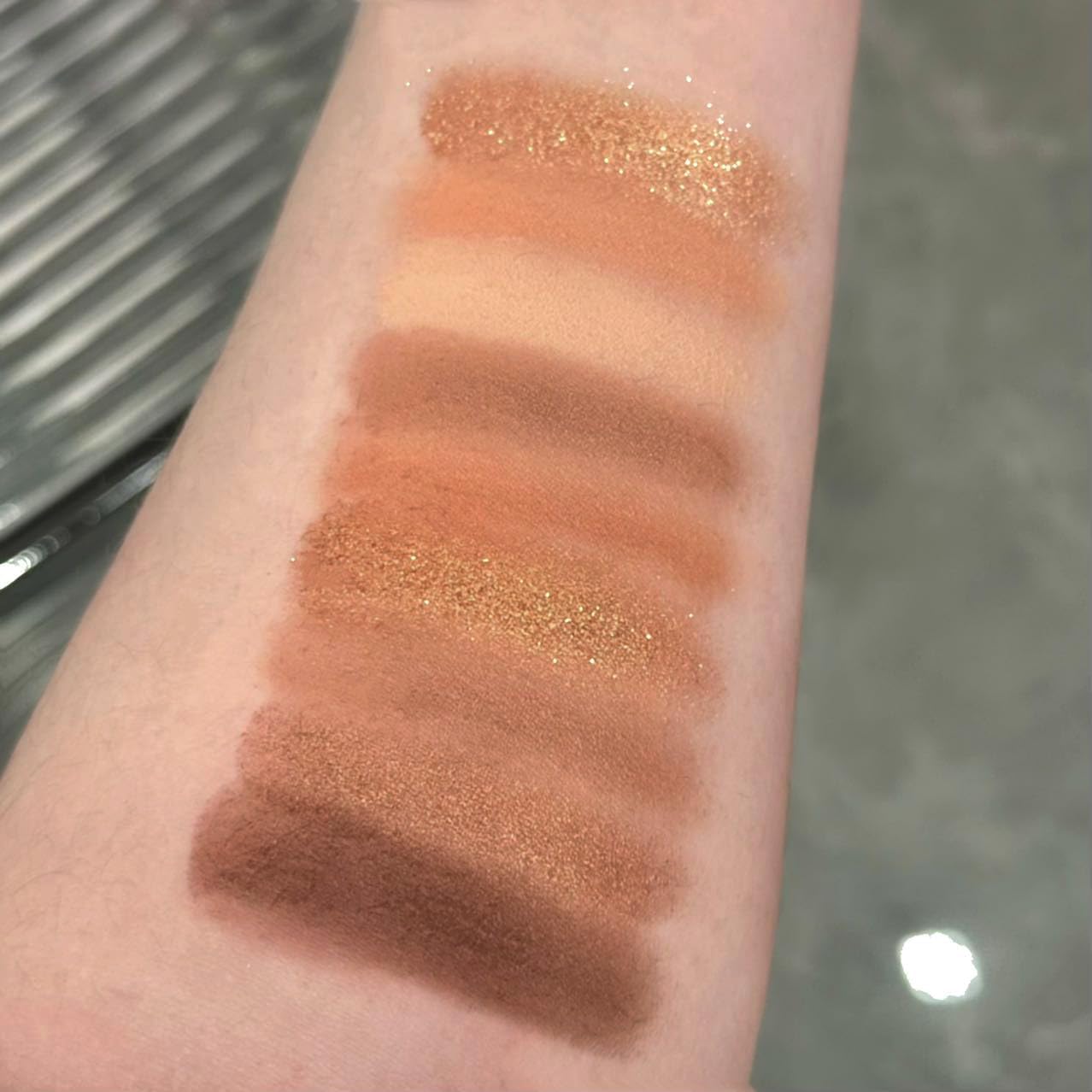 Neutral Nude Brown Eyeshadow Palette, 9 Colors Glitter Matte Eye Shadow Palette Makeup, Rose Gold Dark Brown Bronze Eyeshadow Palette, Highly Pigmented Waterproof Chocolate Eyeshadow Palette