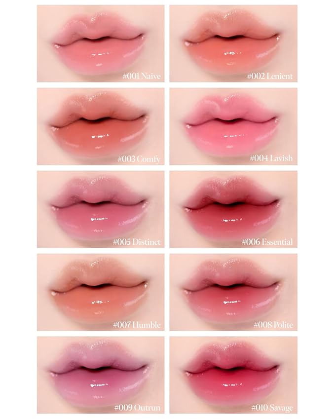 Volumizing Lip Fondue 05 Distinct 2g, 3-in-1 Melting Balm for Hydrating Lip Care, Plumping Volume and High-Gloss Water Glow, Infused with Rosehip Oil for Longlasting Moisture, Korean Makeup