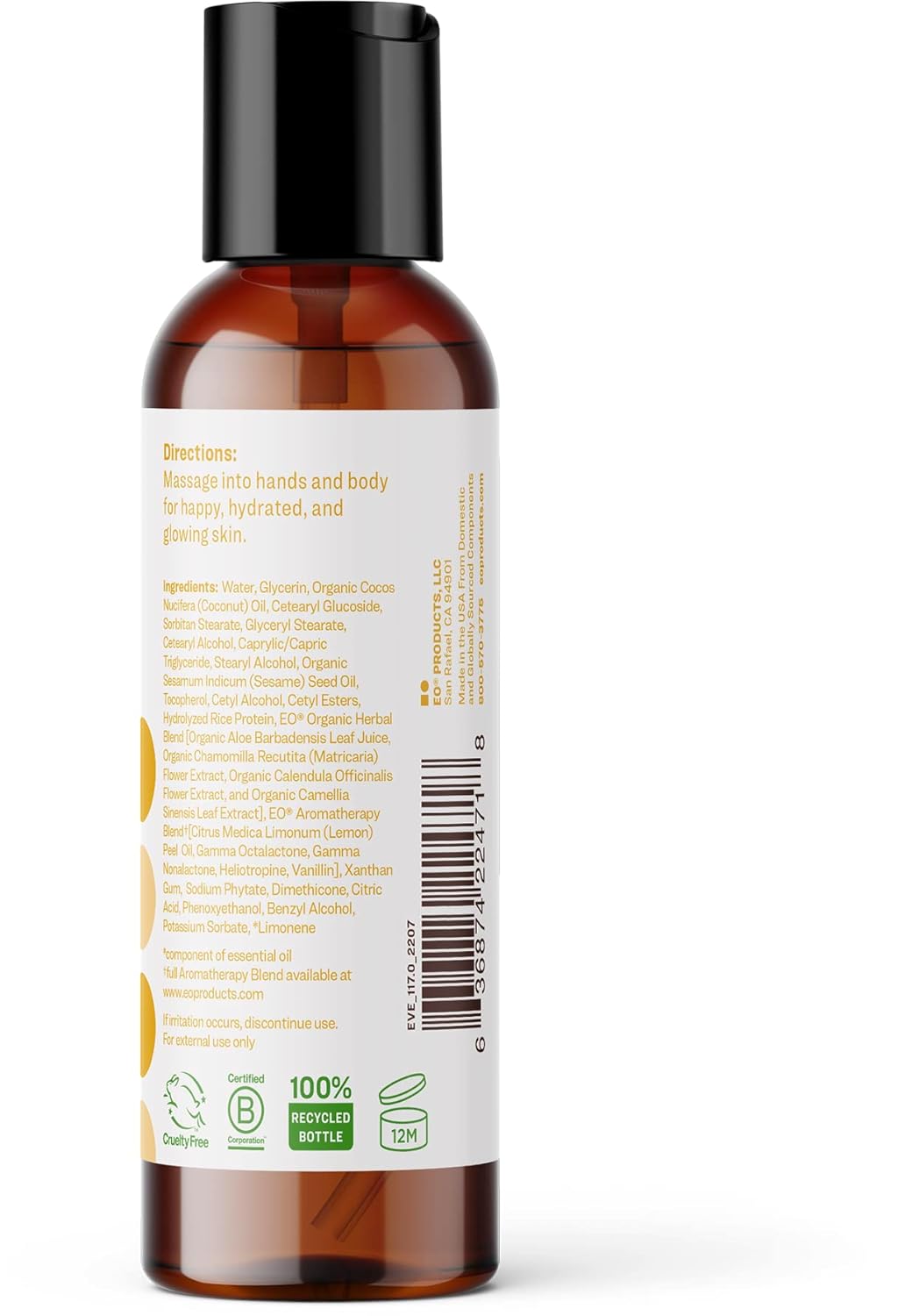 Everyone 2-in-1 Lotion for Hands/Body, Travel Size, 2 ounce (Pack of 12) Coconut and Lemon made with Essential Oils for Men and Women