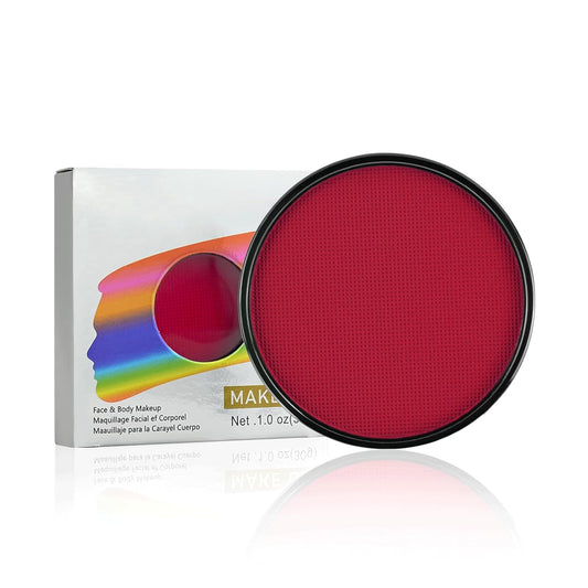 Red Face Paint, Water Based Facepaint, Non Toxic Red Body Paint, High Pigment Face Painting for Halloween, Easter, Costume, Cosplay, Clown Makeup 1.06 Oz.