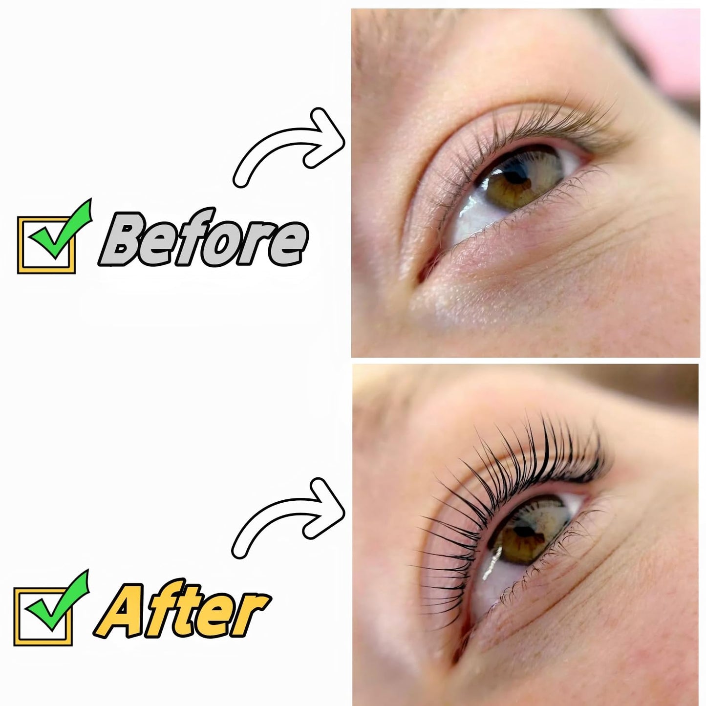 Lash Lift Pads Eyelash Lift Shield C Curl 5 Size Lash Lift Lamination Pad, Rapid 5 Minute Eyelash Lifting Shields Make Eyes Voluminous Flexible C curl Pads Extreme Perm Rod 100 Applications