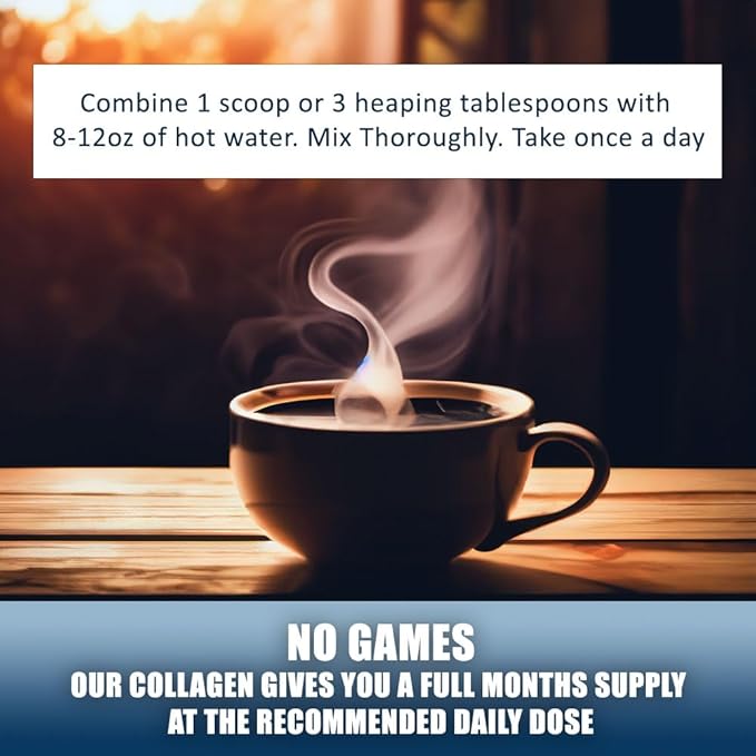 Collagen - Premium Collagen, Infused with Instant Coffee for Men