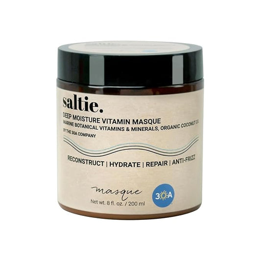 Deep Conditioning Moisture Vitamin Hair Mask with Organic Coconut Oil - Restores Dry Damaged - Repairs damage - reduces frizz - improves scalp circulation - Silicone Free