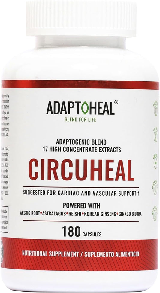 Blood Pressure Support Supplement with Astragalus, (180 capsules)