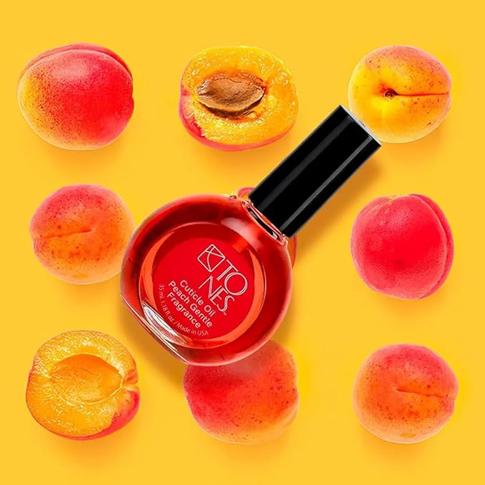 TONES Cuticle Oil - Peach (35 ml / 1.18 fl oz)