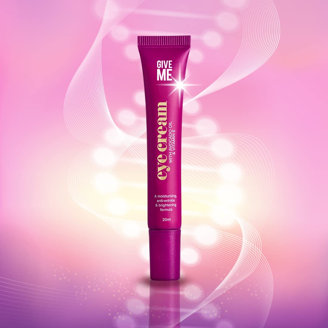 Give Me Cosmetics Eye Cream, Anti-Aging Brightening with Vitamin E, Anti-Wrinkle for Dark Circles and Puffy Eyes, Hydrates, Brightens, Reduces Inflammation