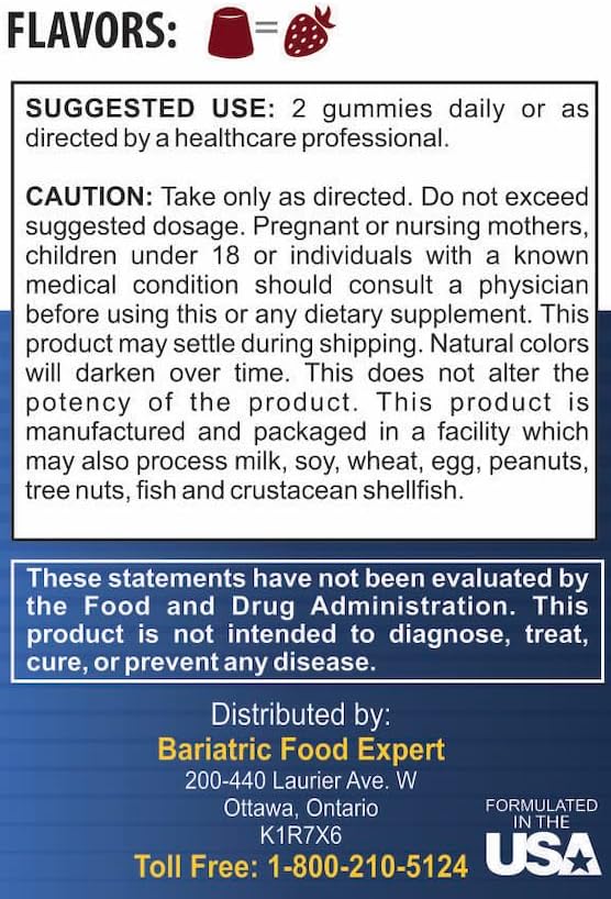 Bariatric Expert Biotin Vitamin – Fast-Melting Dietary Supplement for Adults Post Bariatric Surgery, 90 Count