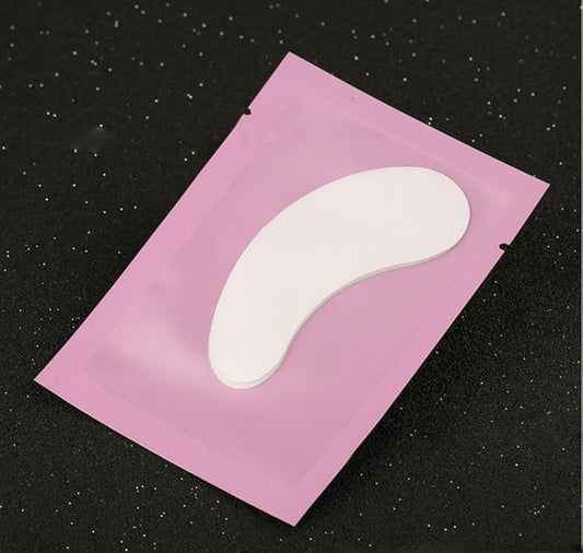 AHIER Eyepads Eyelash Extensions Lint Free, Eye Pads for Lash Extensions, Hydrogel Eye Patch DIY False Eyelash Lash Extension Makeup Eye Gel Pad (Pink 250P)