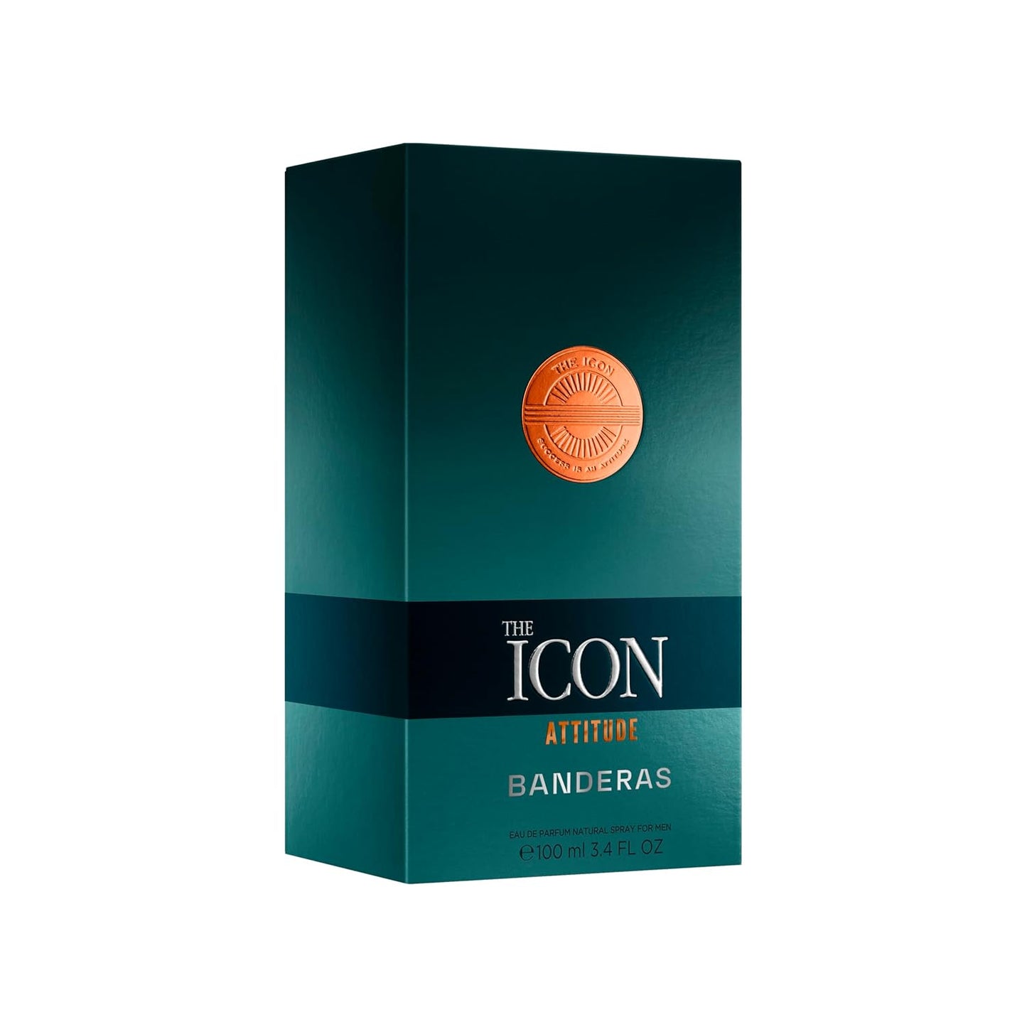 Banderas Perfumes - The Icon Attitude - Eau de Parfum for Men - Long Lasting - Masculine and Elegant Fragrance - Ideal for Special Events - 3.4 Fl Oz